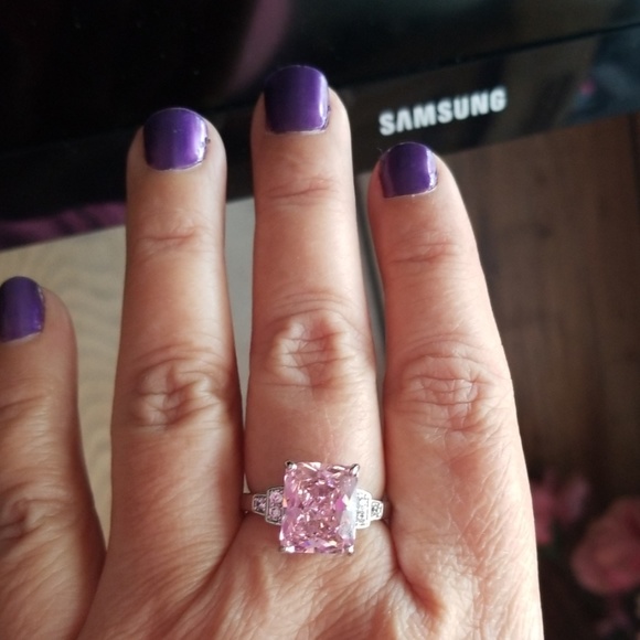 Pink Topaz Ring - Picture 2 of 4